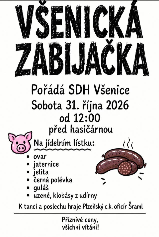 Vsenicka zabijacka 2026