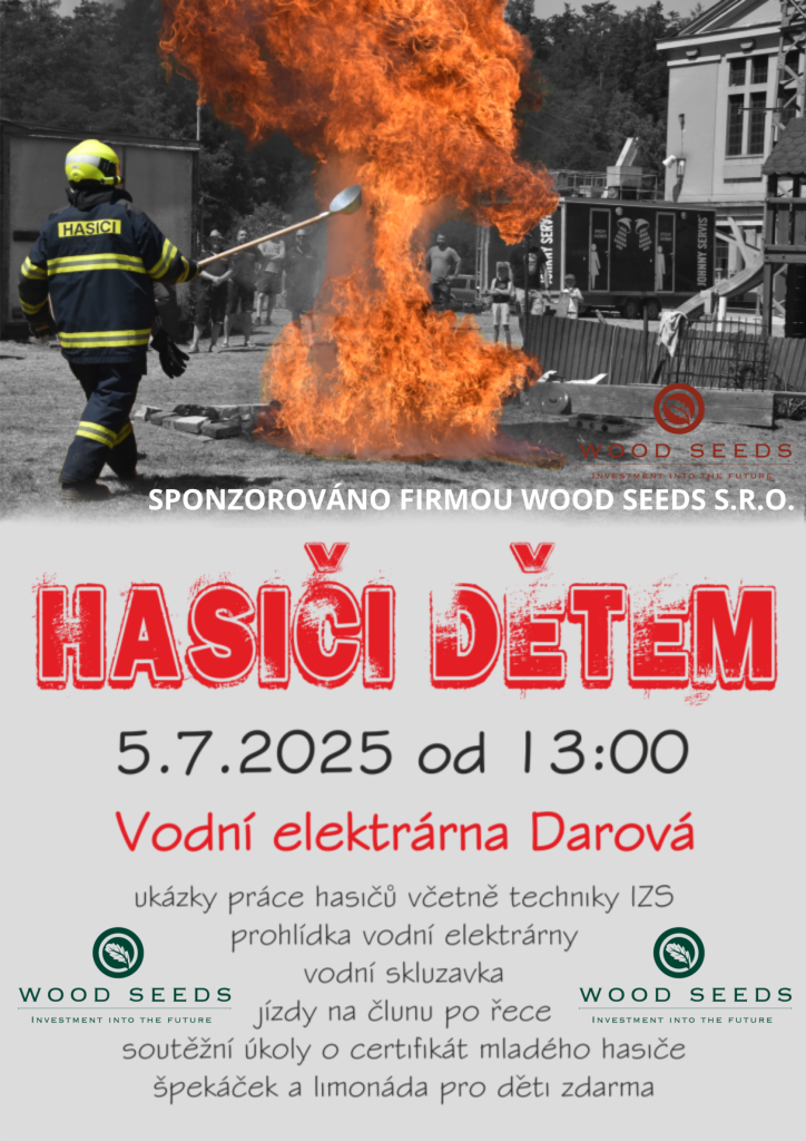 POZVÁNKA - Hasiči dětem u vodní elektrárny Darová