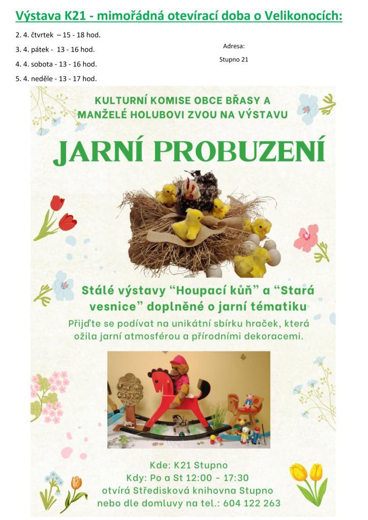 Pozvánka do Stupna a Břas - Velikonoce 2026